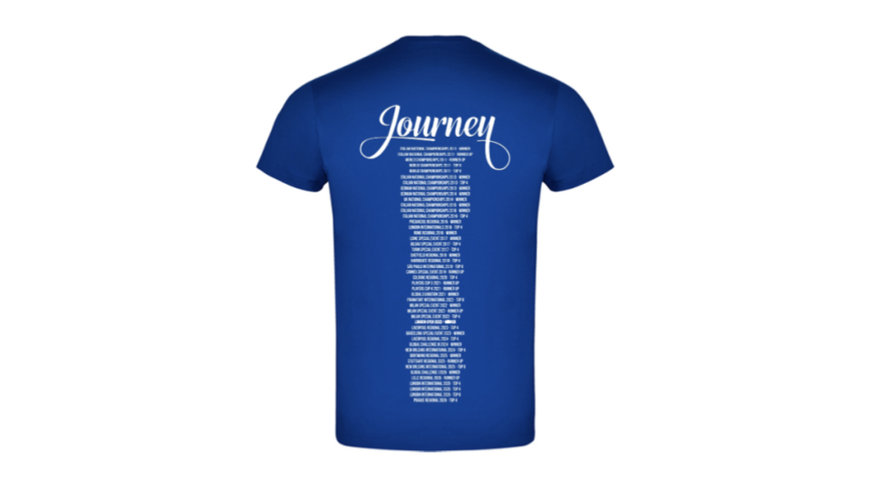 T-Shirt Ufficiale Journey TEAM AQUA 2026