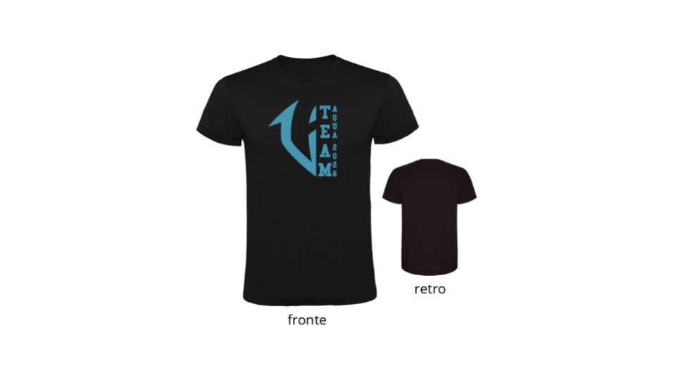 T-Shirt Ufficiale Logo TEAM AQUA 2026