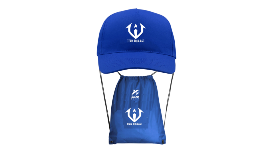 Trainer Kit Ufficiale Cappellino & Sacca TEAM AQUA 2026
