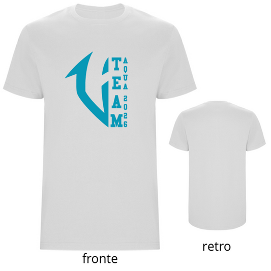 T-Shirt Ufficiale Logo TEAM AQUA 2026