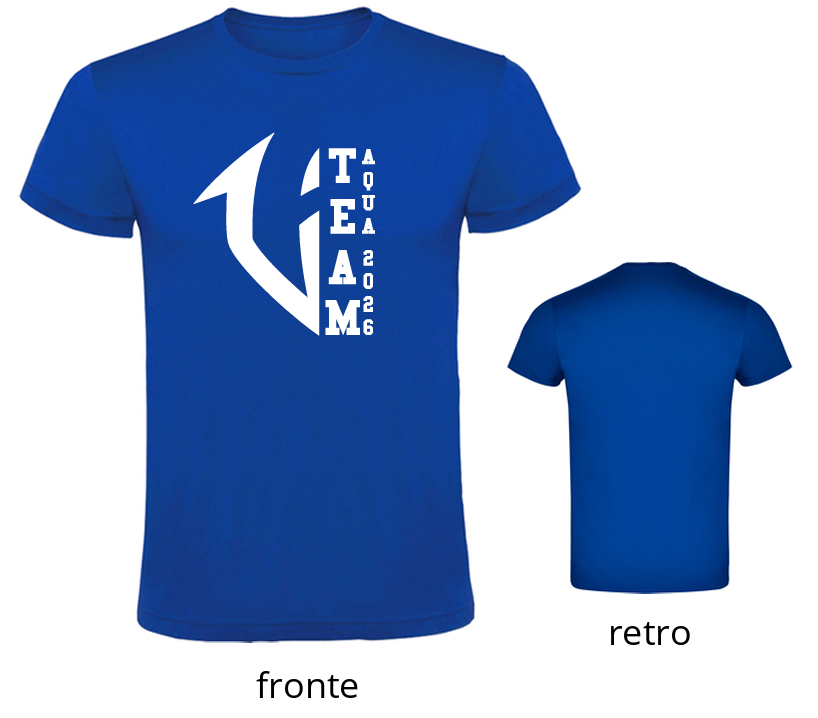 T-Shirt Ufficiale Logo TEAM AQUA 2026